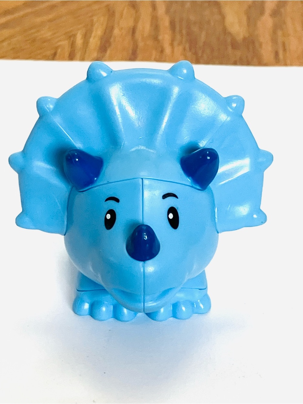 Fisher Price Little People Blue Triceratops Dinosaur Figure